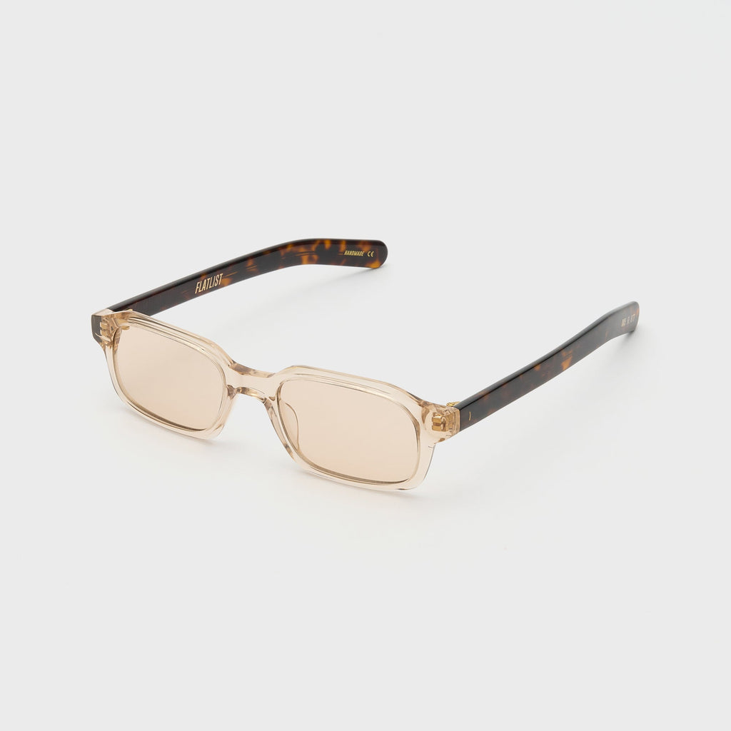 Flatlist Hanky - Crystal Beige / Dark Tortoise / Peach Lens