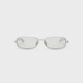 Flatlist Sting Sunglasses - Brushed Silver / Carrara Fantasy / Light Grey