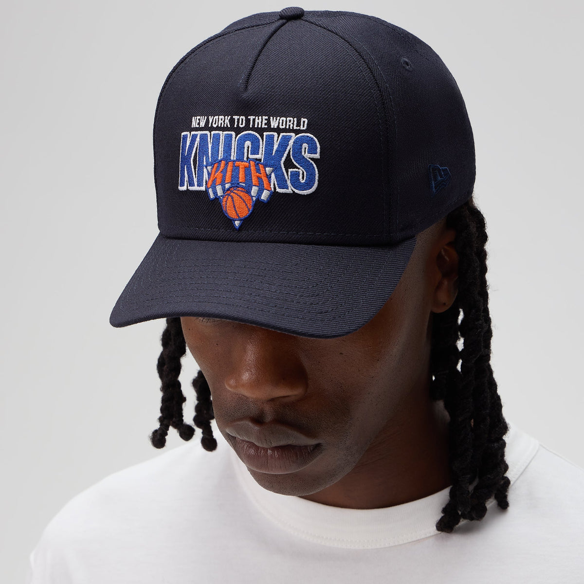 Kith & New Era for the New York Knicks Wool 9FORTY M Crown Snapback - Nocturnal