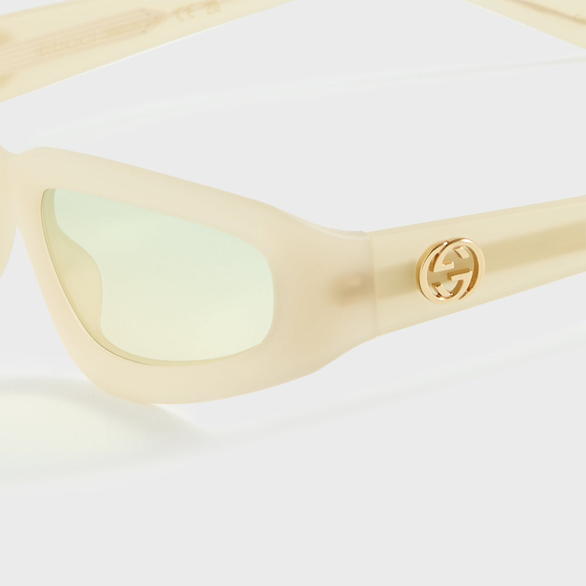 Gucci Rectangle Frames - Yellow