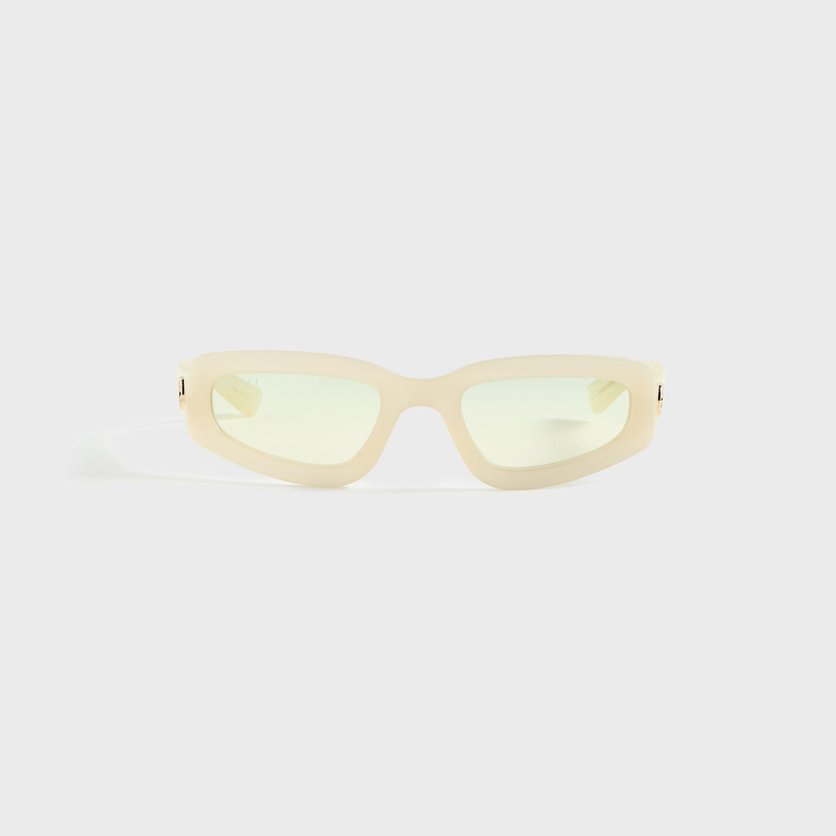 Gucci Rectangle Frames - Yellow