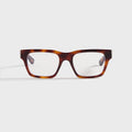 Gucci GG1889S Acetate Rectangle Sunglasses - Havana / Transparent