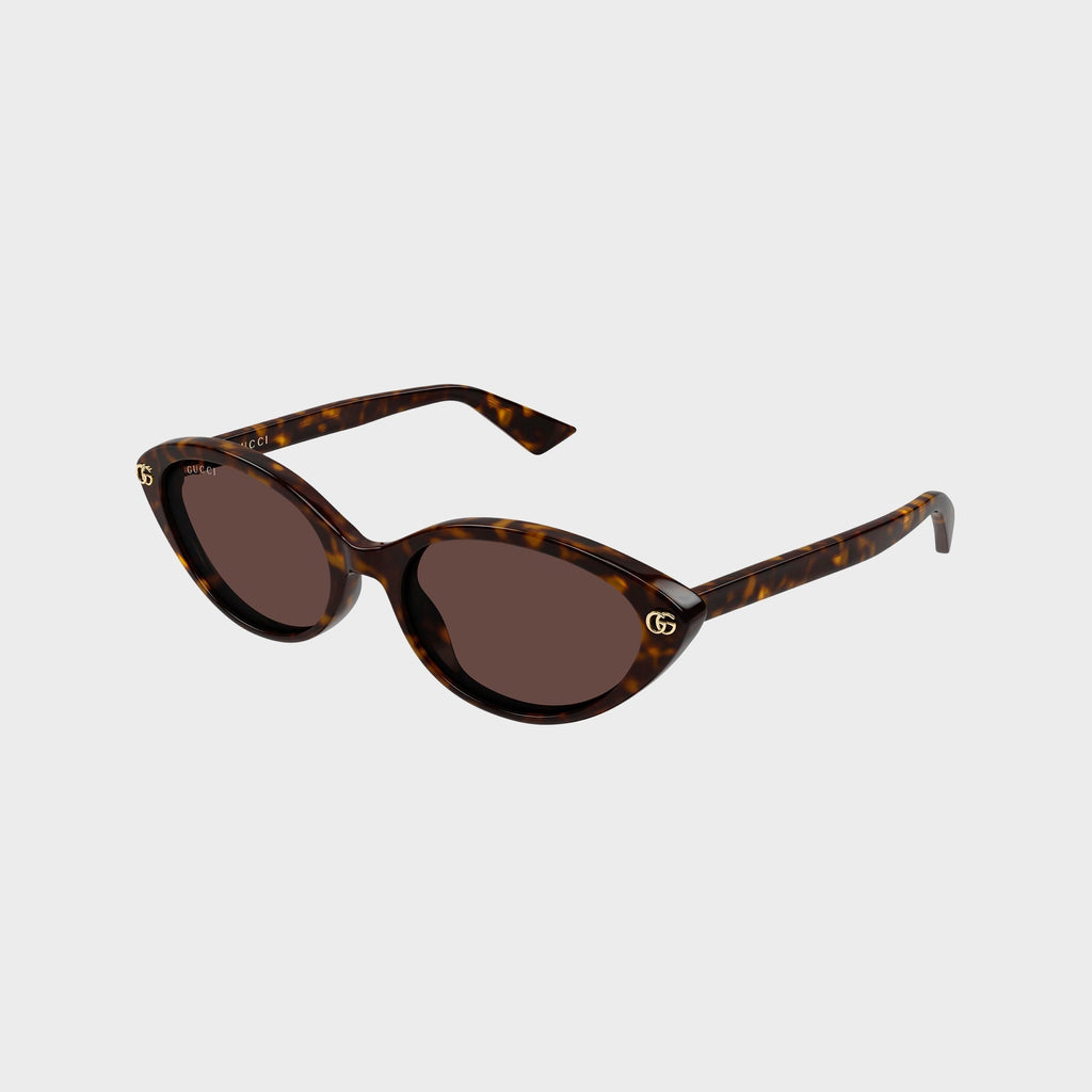 Gucci GG2110S Cat-Eye Sunglasses - Havana / Brown