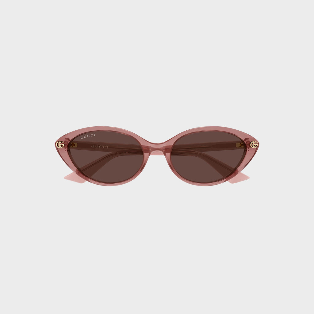 Gucci GG2110S Cat-Eye Sunglasses - Pink / Brown