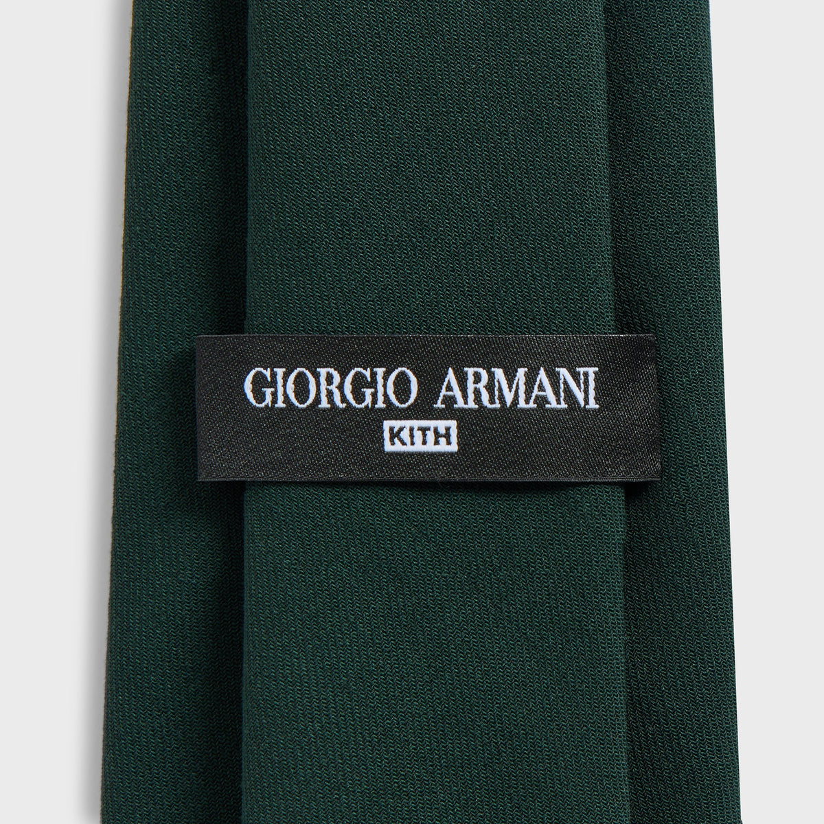 Giorgio Armani & Kith Ivy Wool Crepe Tie - Stadium