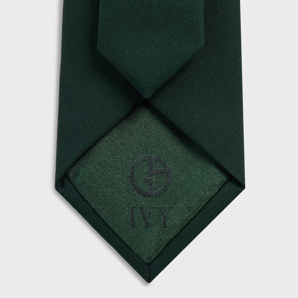 Giorgio Armani & Kith Ivy Wool Crepe Tie - Stadium
