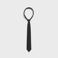 Giorgio Armani & Kith Ivy Wool Crepe Tie - Charcoal Grey