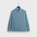 Giorgio Armani & Kith Quarter-Zip Shirt - Flint Stone