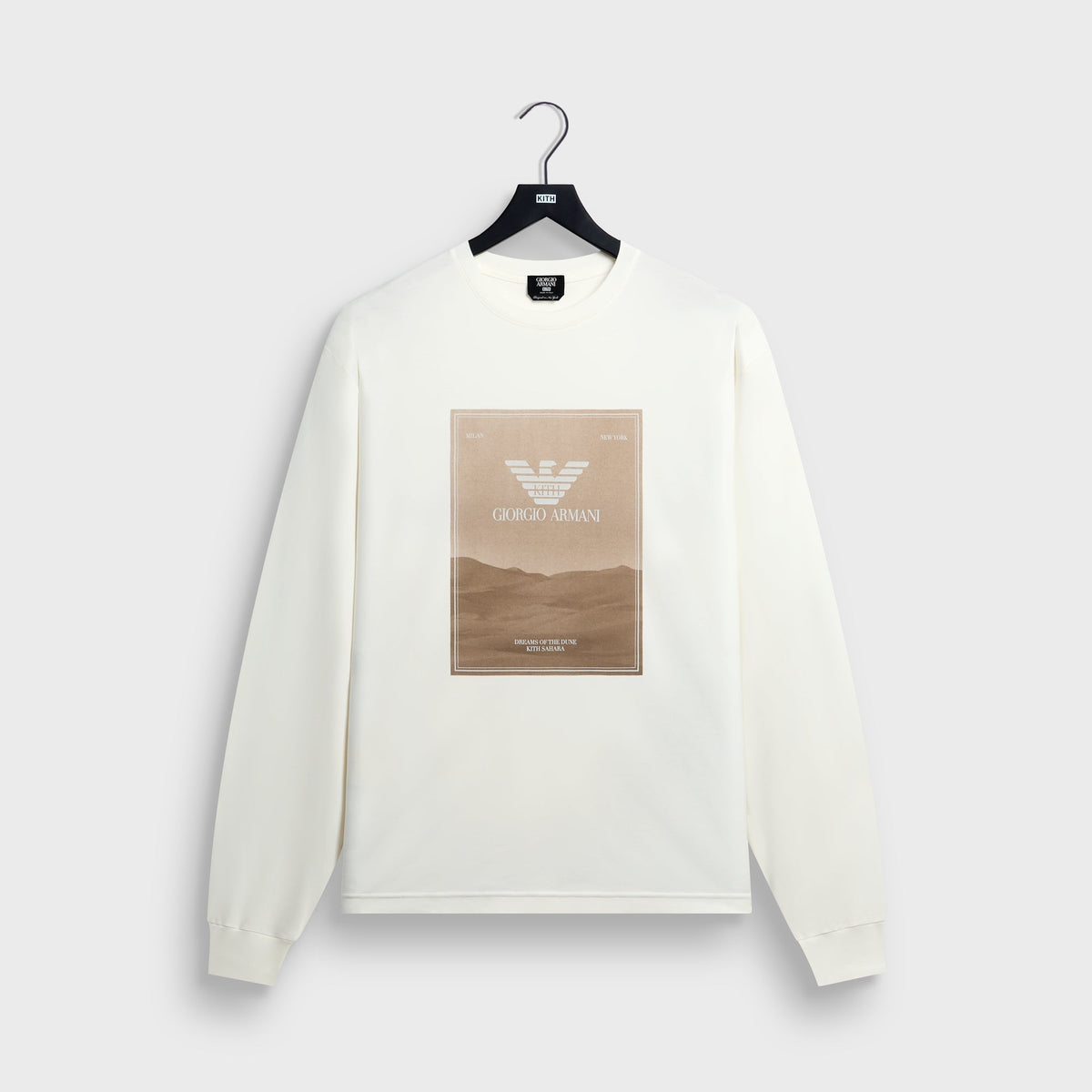 Giorgio Armani & Kith Sahara Long Sleeve Tee - Bianco