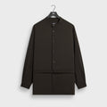 Giorgio Armani & Kith Virgin Wool Belted Shirt - Ganache