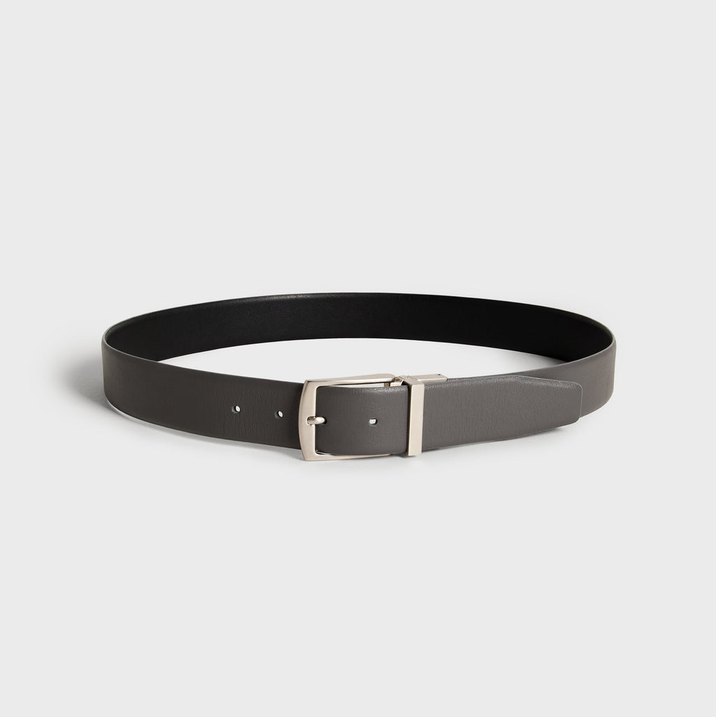 Giorgio Armani & Kith Reversible Belt - Grey / Black