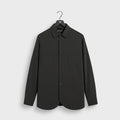 Giorgio Armani & Kith Ivy Wool Crepe Shirt - Charcoal Grey