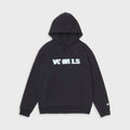 vowels Blur Hoodie - Black