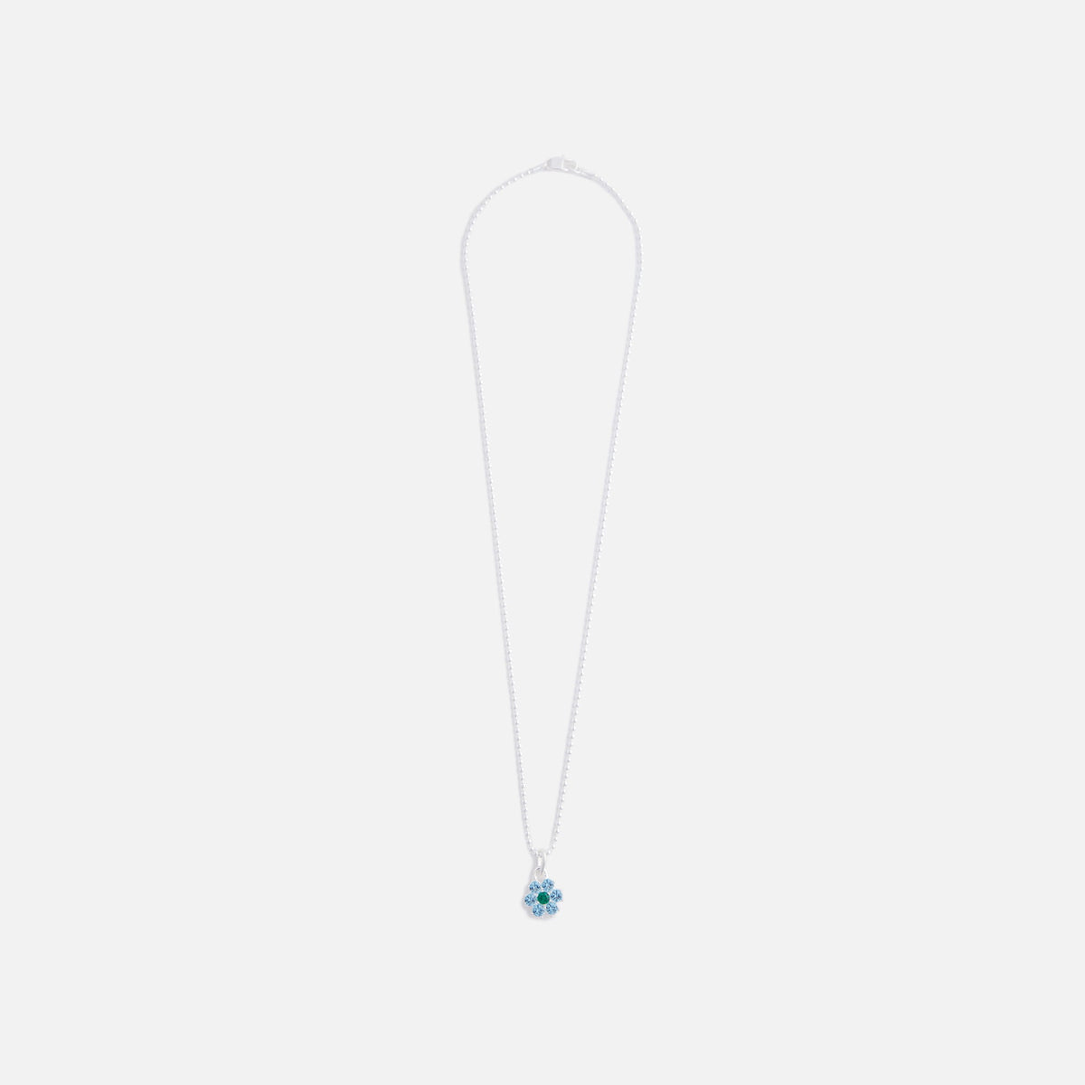 Hatton Labs Daisy Pendant - Silver / Topaz