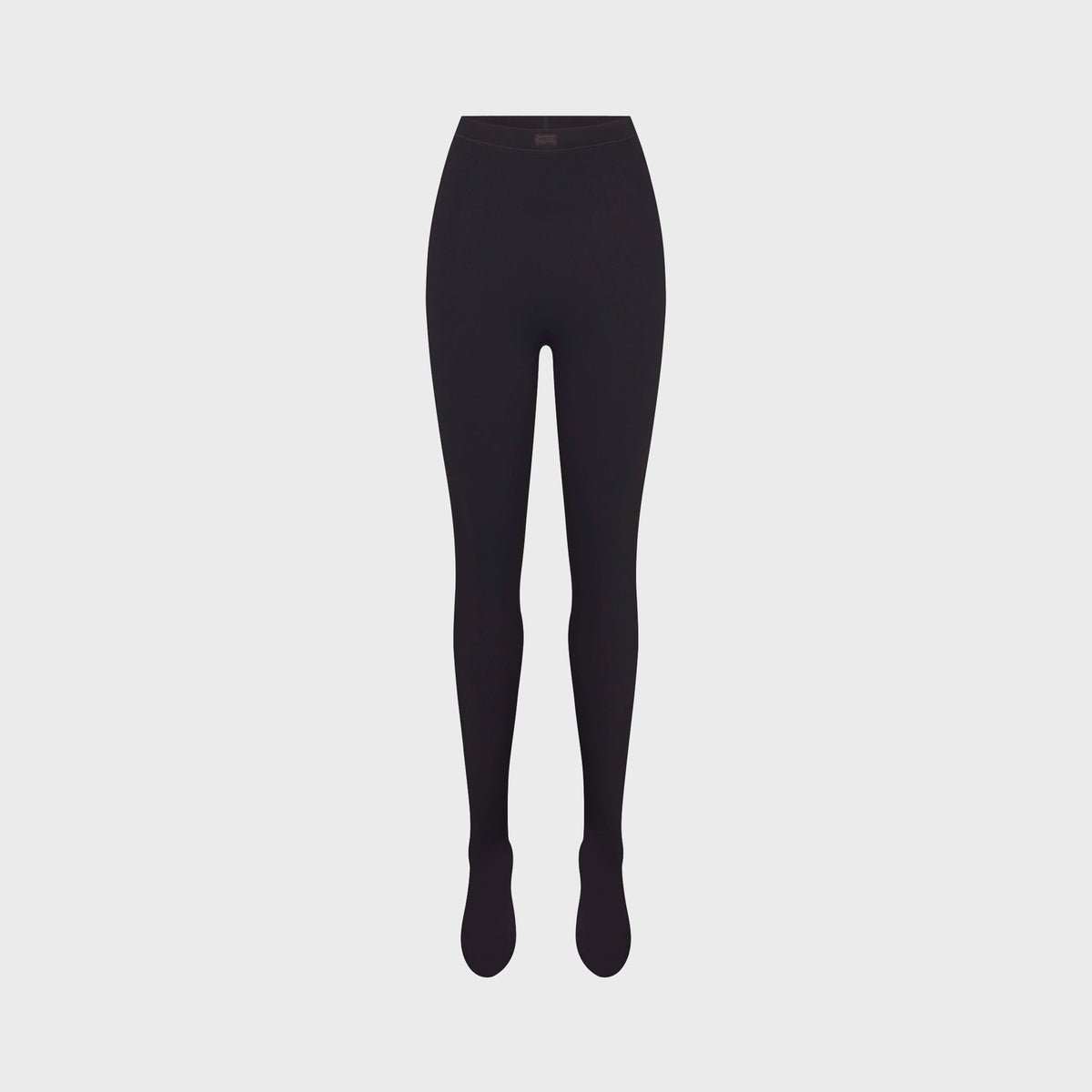 NikeSKIMS Matte High-Waisted Footsie Grip Leggings - Obsidian