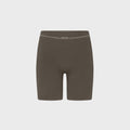 NikeSKIMS Ribbed Seamless Shorts - Oak Moss / Dune