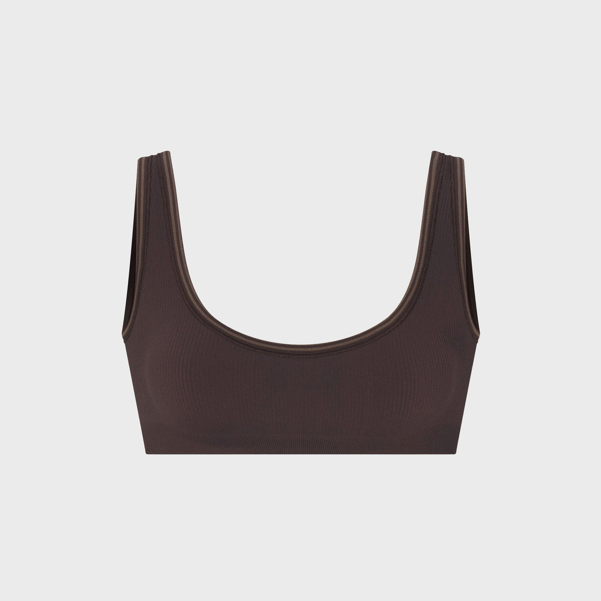 NikeSKIMS Ribbed Seamless Micro-Scoop Bra - Phoenix / Truffle