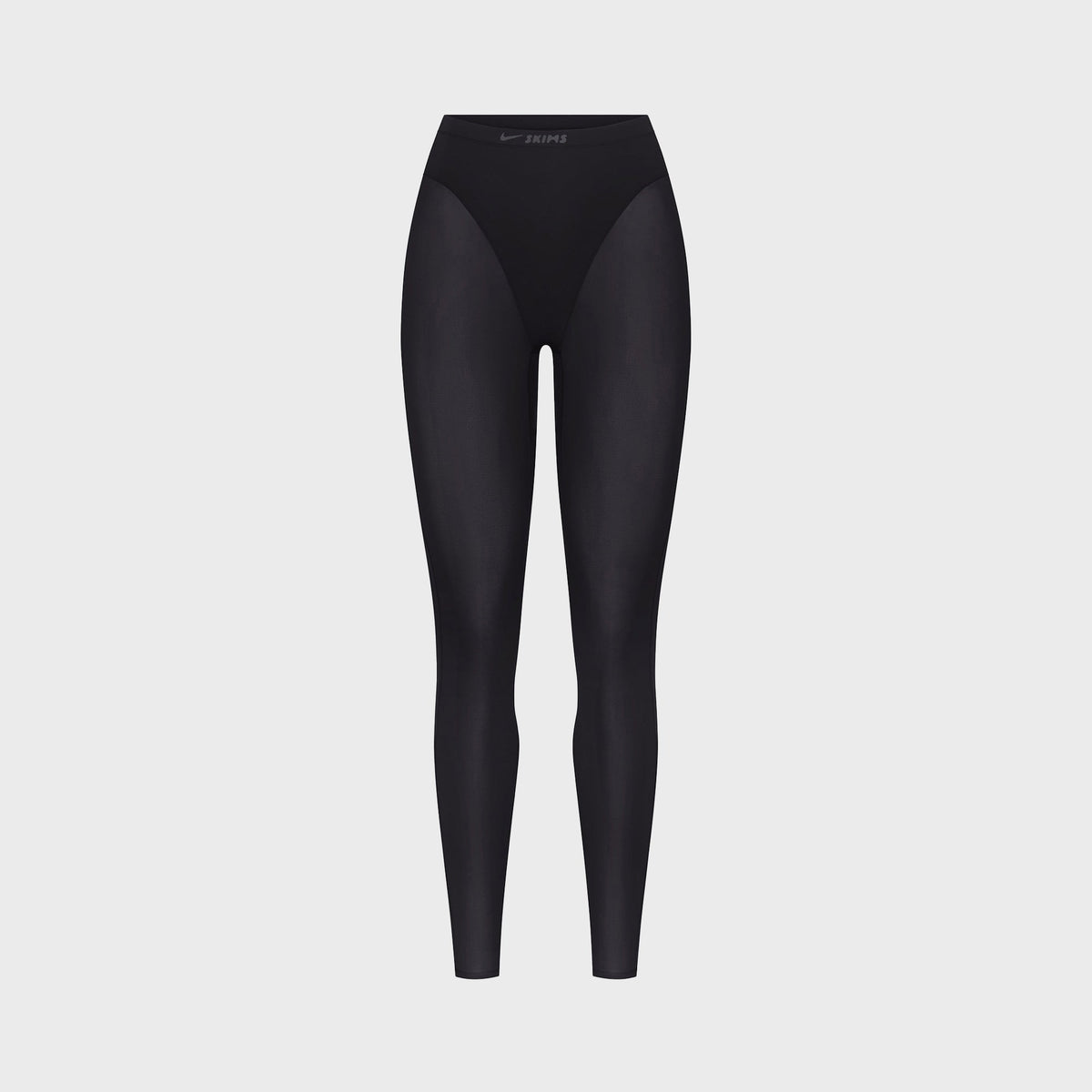 NikeSKIMS Weightless High-Waisted V-Panel Leggings - Obsidian