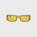 Jacquemus Pisco Sunglasses - Brown / Light Gold / Ochre