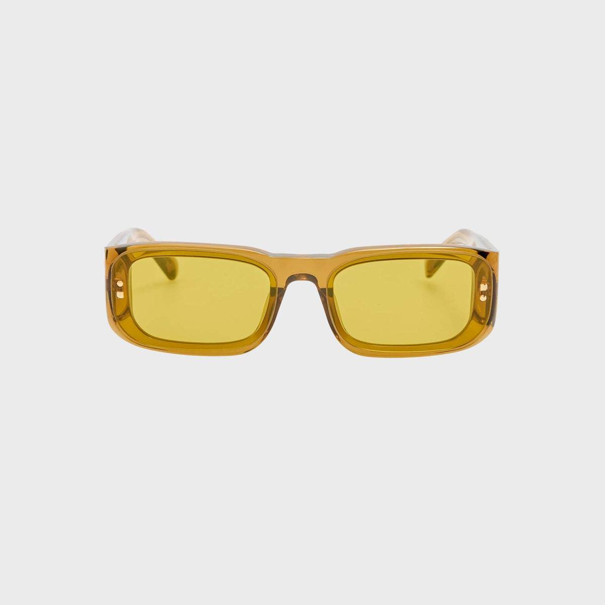 Jacquemus Pisco Sunglasses - Brown / Light Gold / Ochre