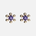 Justine Clenquet Sadie Earrings - Purple