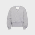 JW Anderson Rounded Wrap Sweatshirt - Grey