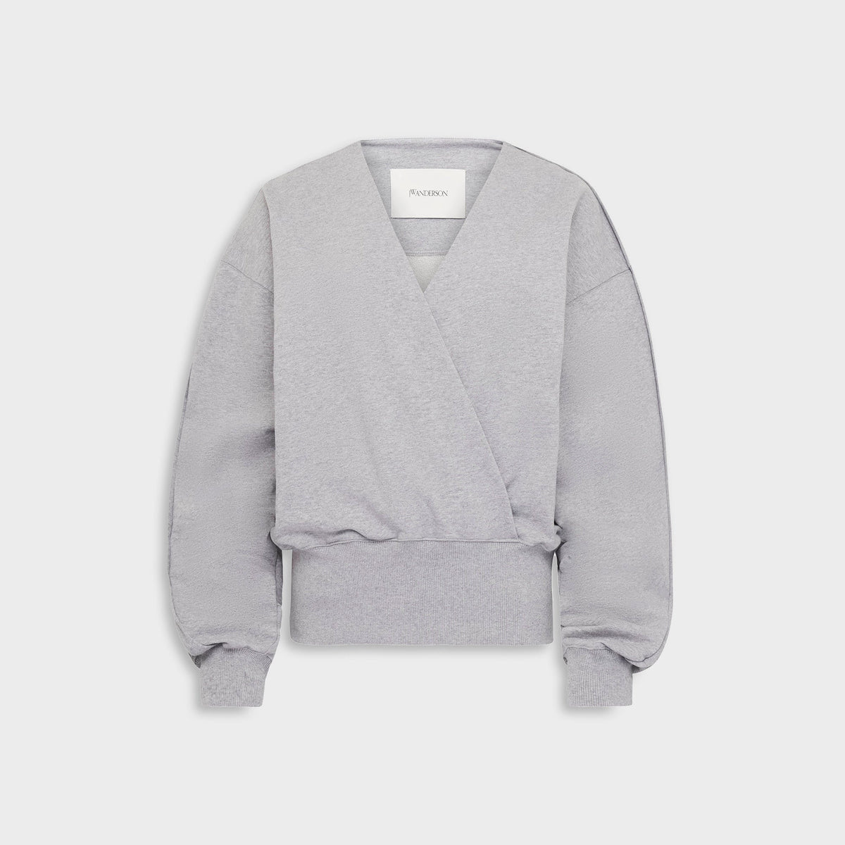 JW Anderson Rounded Wrap Sweatshirt - Grey