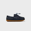 Camper Kids Peu Leather Nautical Shoes - Dark Blue