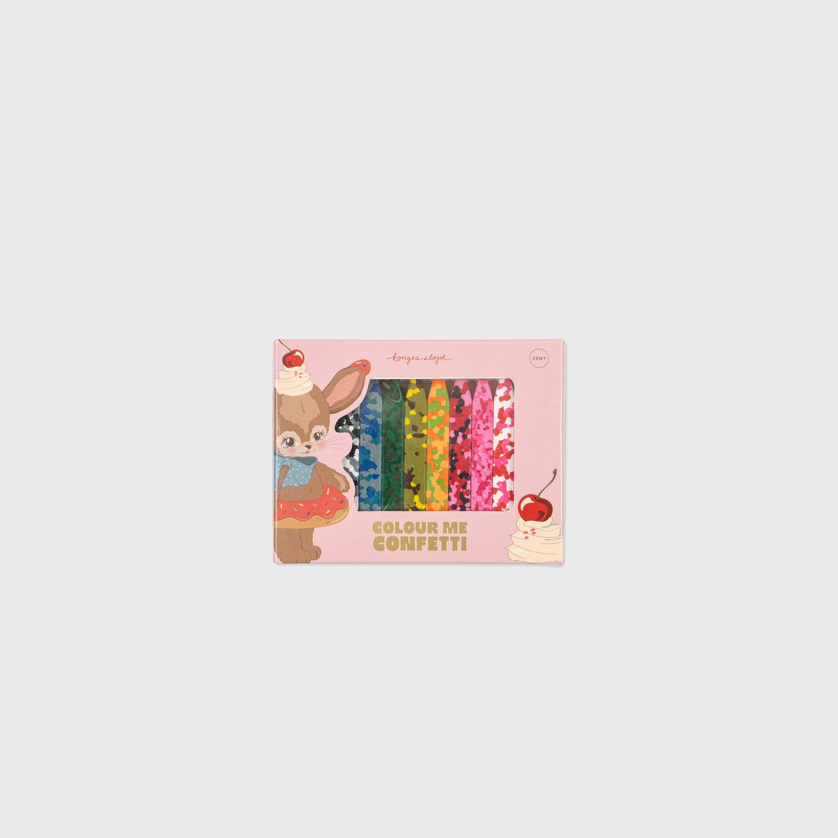 Konges Sløjd Confetti Crayons - Bunny