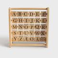 Konges Sløjd ABC Wooden Block Frame - Multi