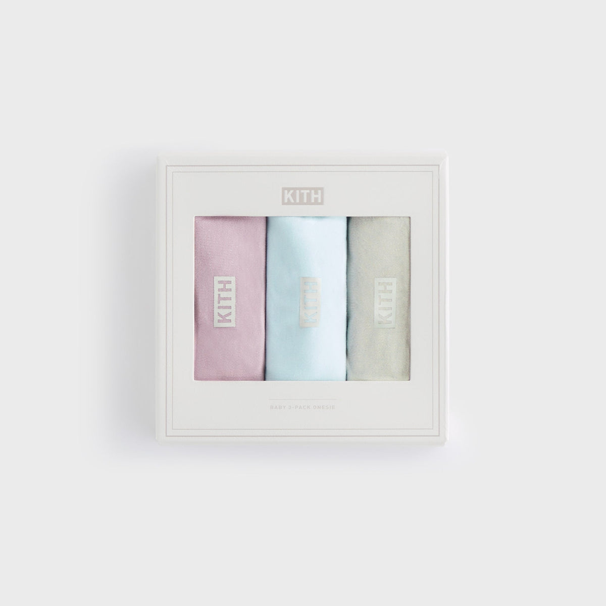 Kith Baby Palette 3-Pack Bodysuit - Dusty Quartz