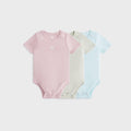 Kith Baby Palette 3-Pack Bodysuit - Dusty Quartz