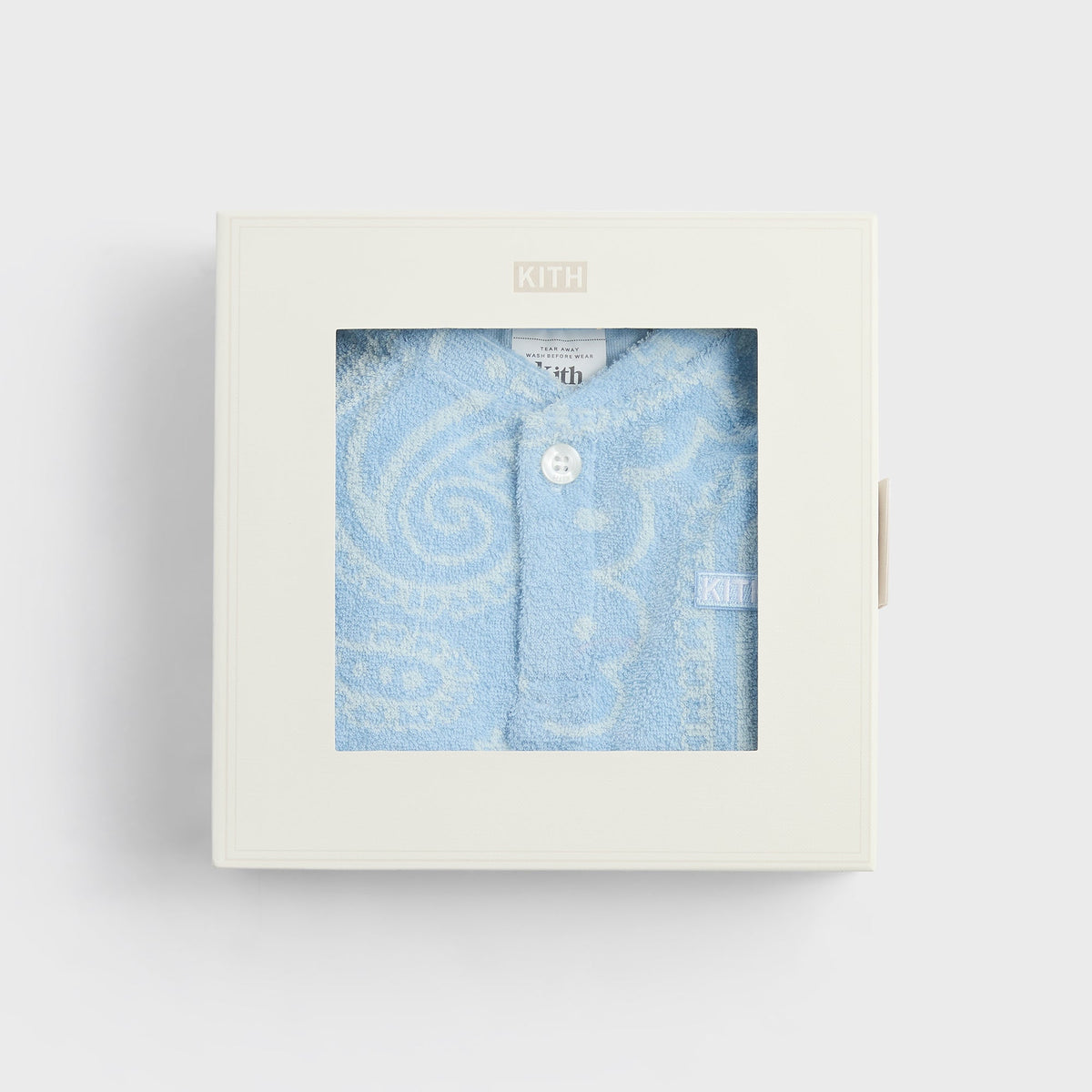 Kith Baby Paisley Jacquard Henley Romper Box Set - Serene
