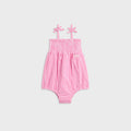 Kith Baby Gingham Tie Romper - Electra