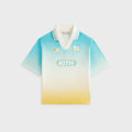 Kith Kids Gradient Soccer Polo - Dusty Aqua