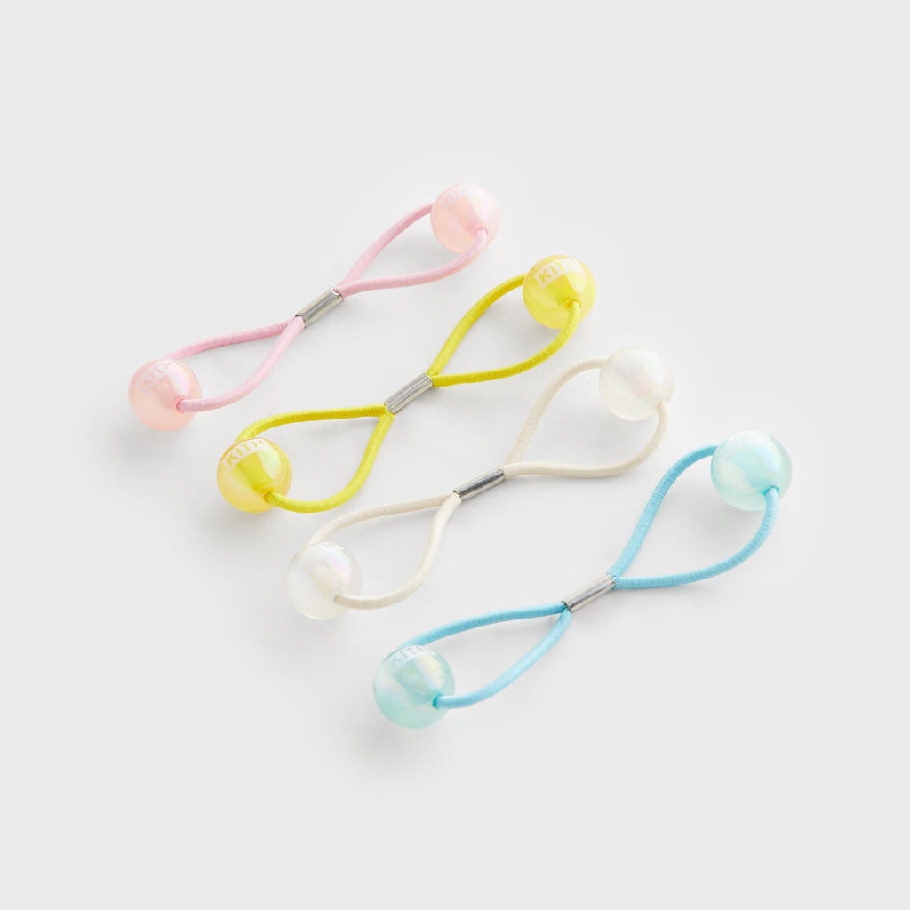 Kith Kids Set of 4 Bobble Pony Tail Holders - Multi