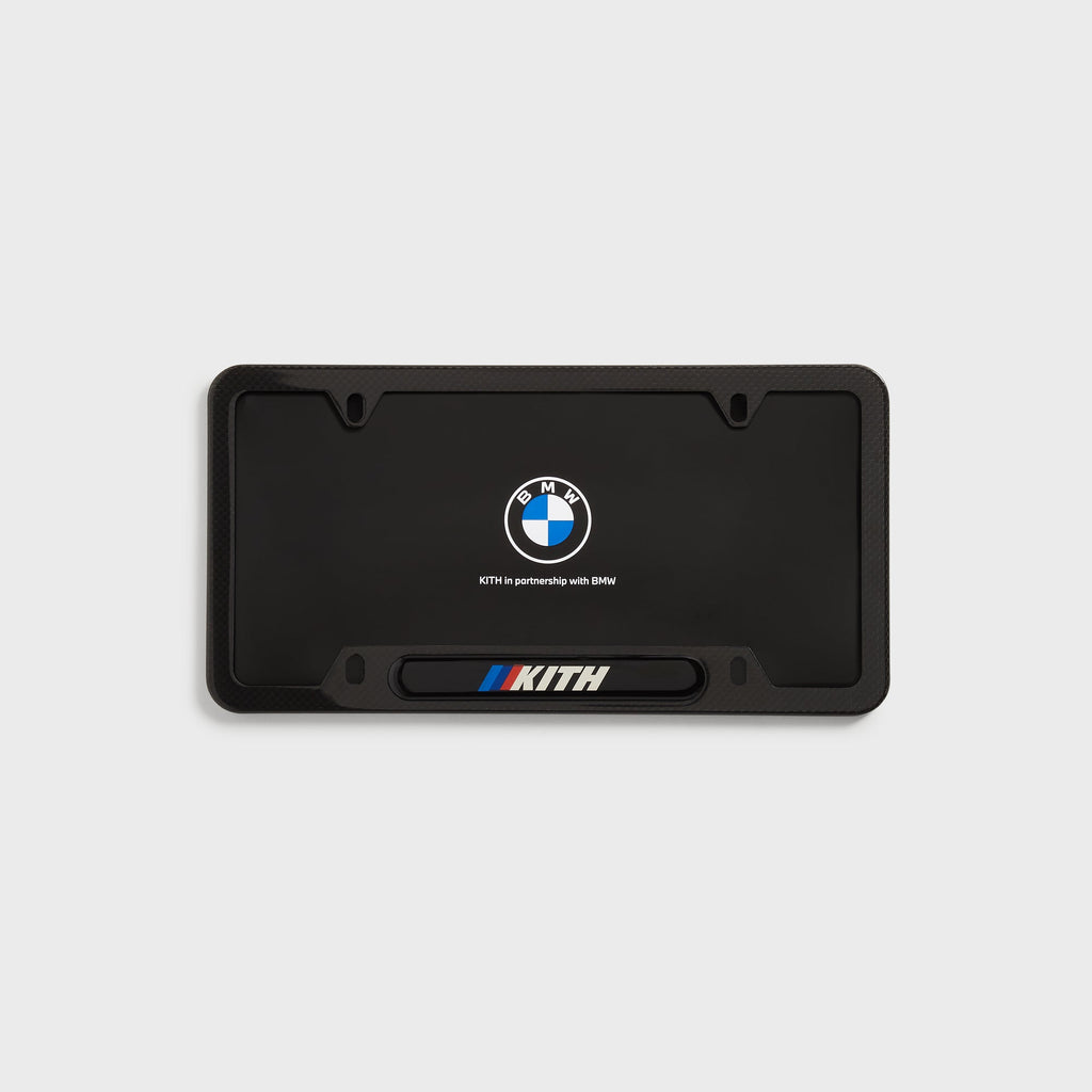 Kith for BMW Carbon Fiber Car Plate - Black