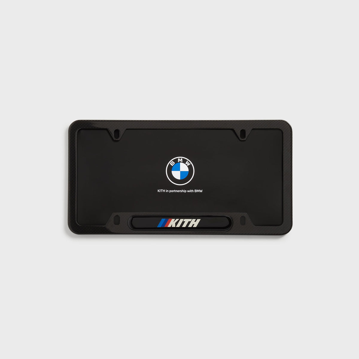 Kith for BMW Carbon Fiber Car Plate - Black