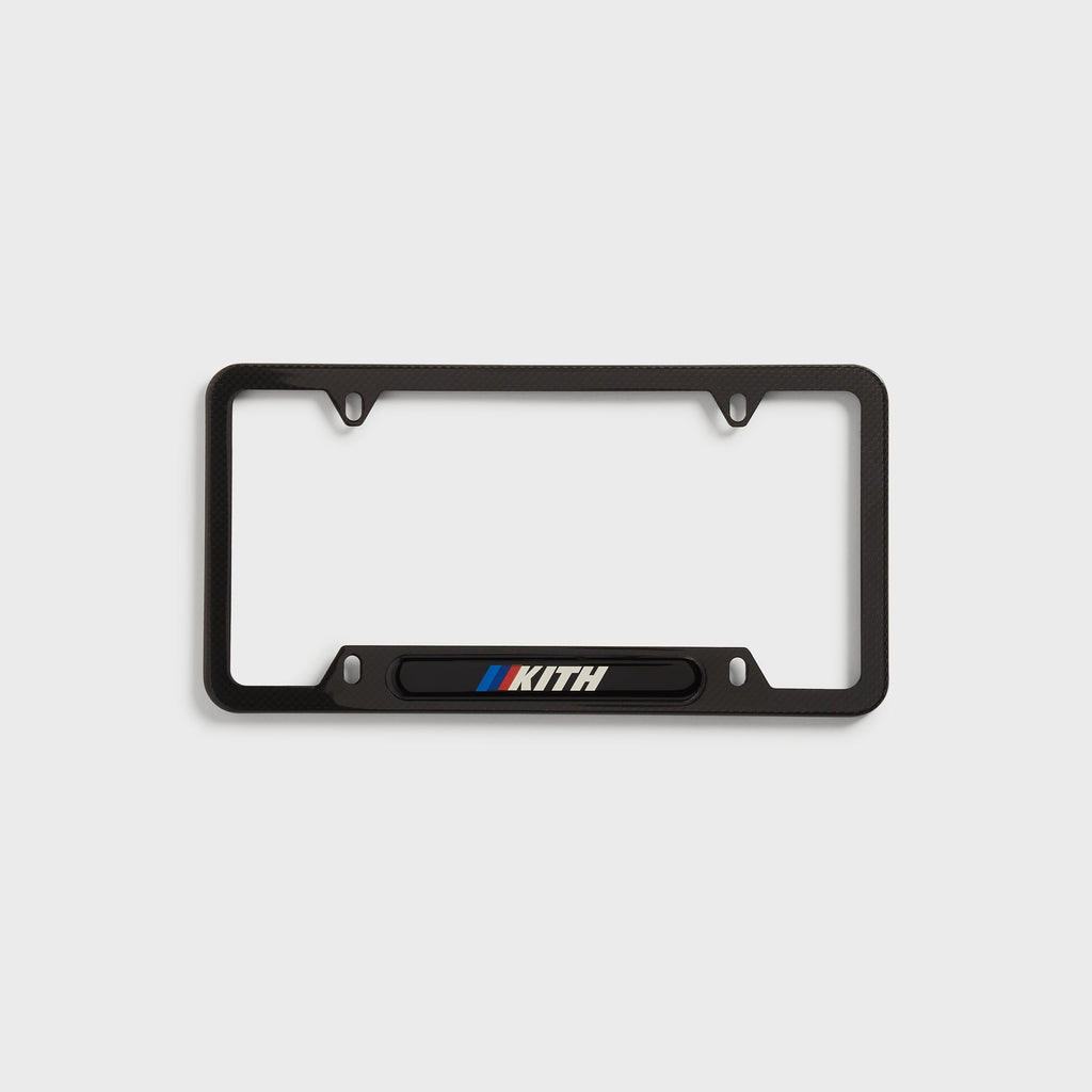 Kith for BMW Carbon Fiber Car Plate - Black