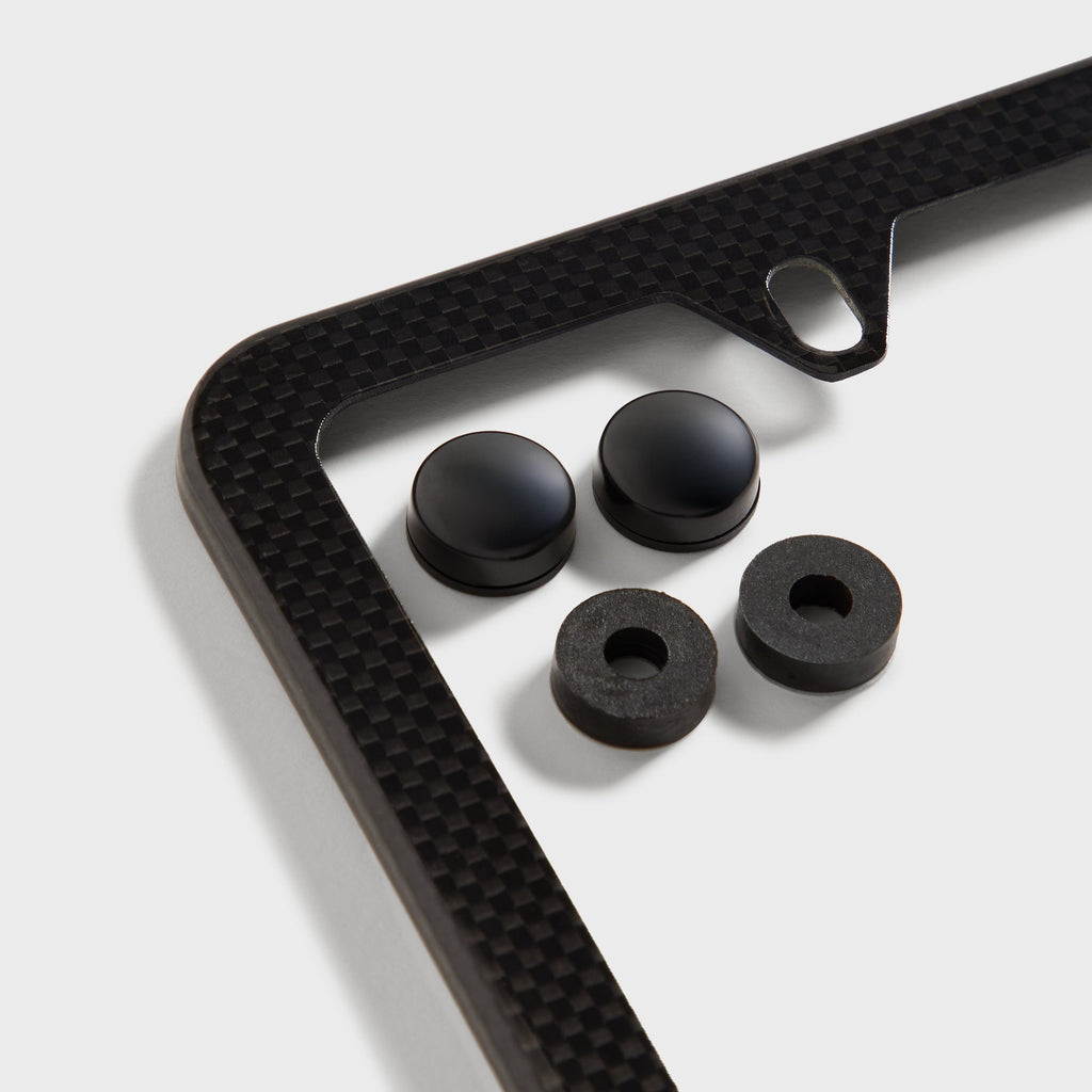 Kith for BMW Carbon Fiber Car Plate - Black