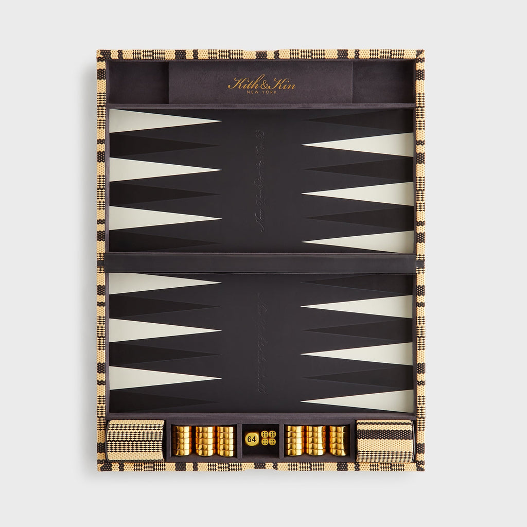 Kith Raffia Backgammon Board - Radiant