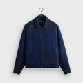 Kith Stitched Patchwork Connor Blouson Jacket - Dark Indigo