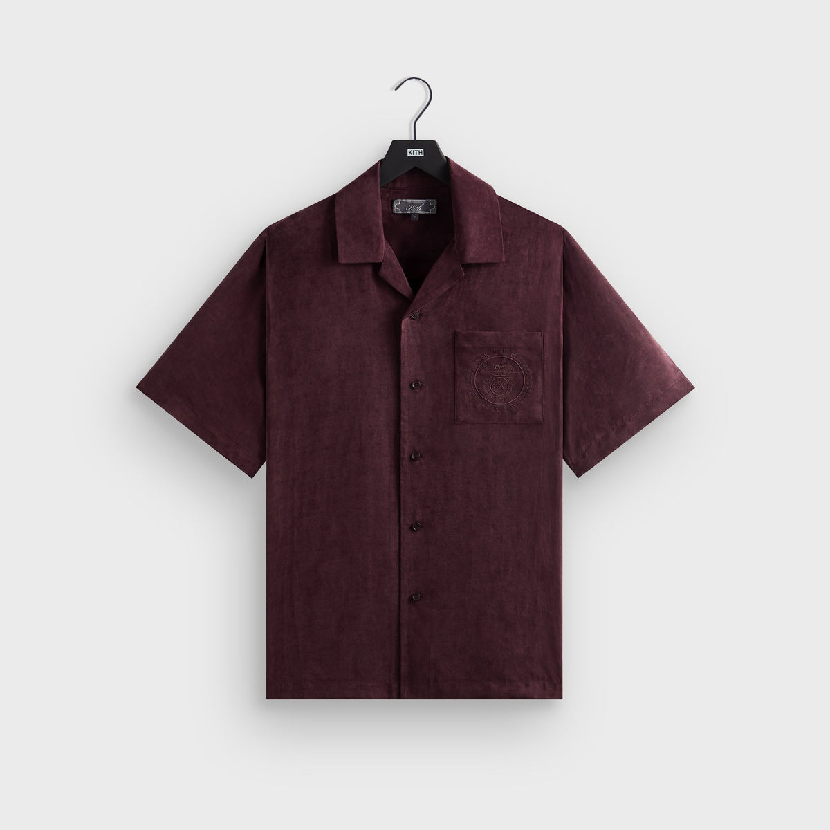 Kith Adonis Camp Collar Shirt - Rich