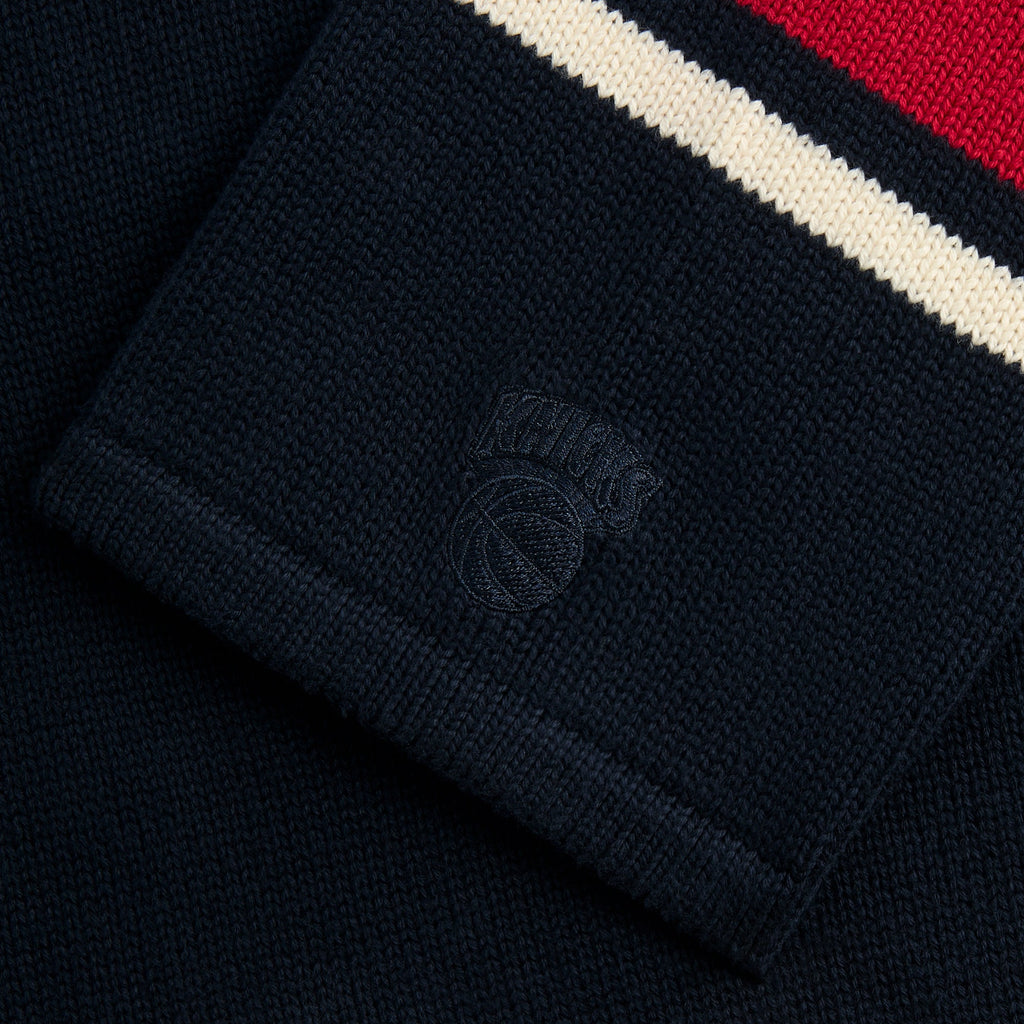 Kith for the New York Knicks Classic Beau Knit Sweater - Nocturnal
