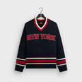 Kith for the New York Knicks Classic Beau Knit Sweater - Nocturnal