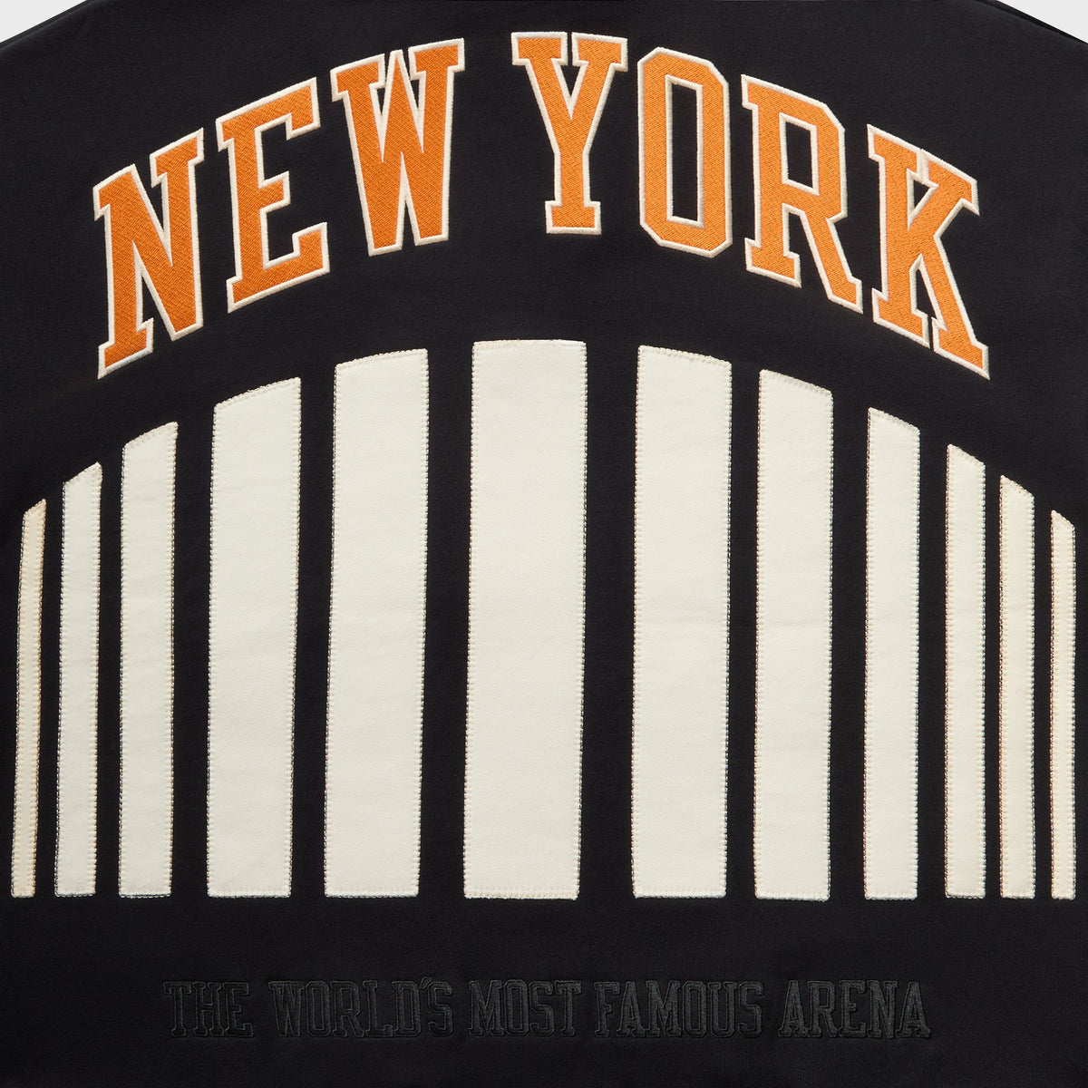 Kith for the New York Knicks Madison Square Garden Vintage Nelson Quarter Zip - Black