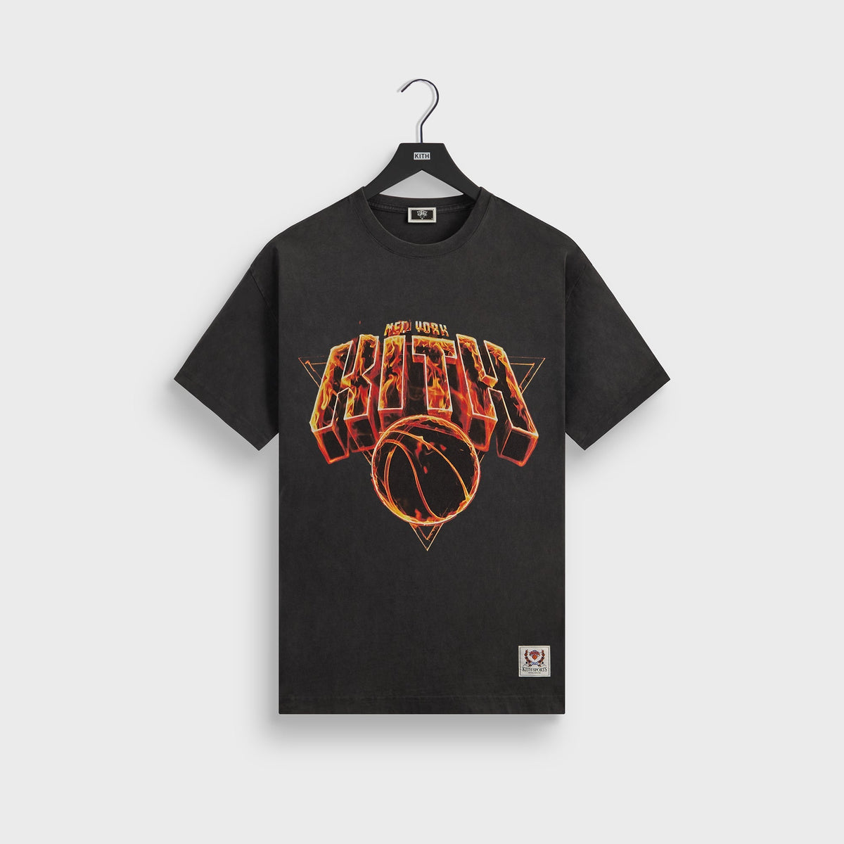 Kith for the New York Knicks Fire Vintage Jones Tee - Black