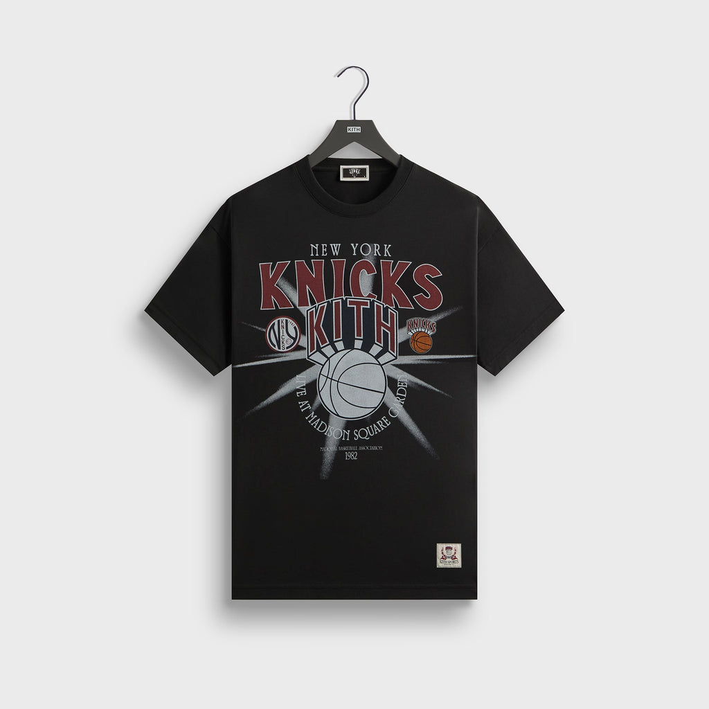 Kith for the New York Knicks Madison Square Garden Burst Jones Tee - Black