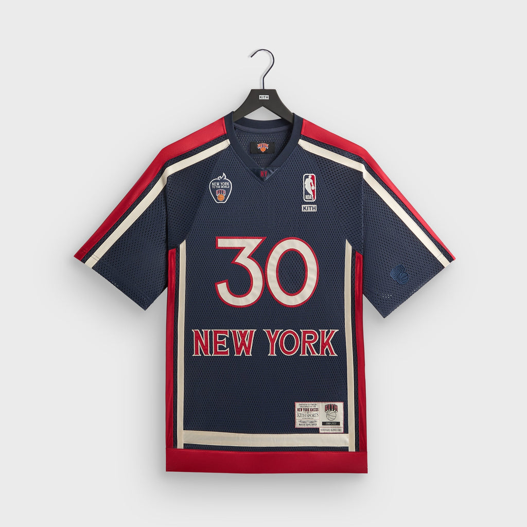 Kith for the New York Knicks Bernard King Mesh Shirt - Nocturnal