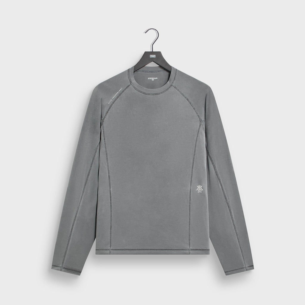 Kith Garment-Dyed Paneled Donovan Tee - Shadow